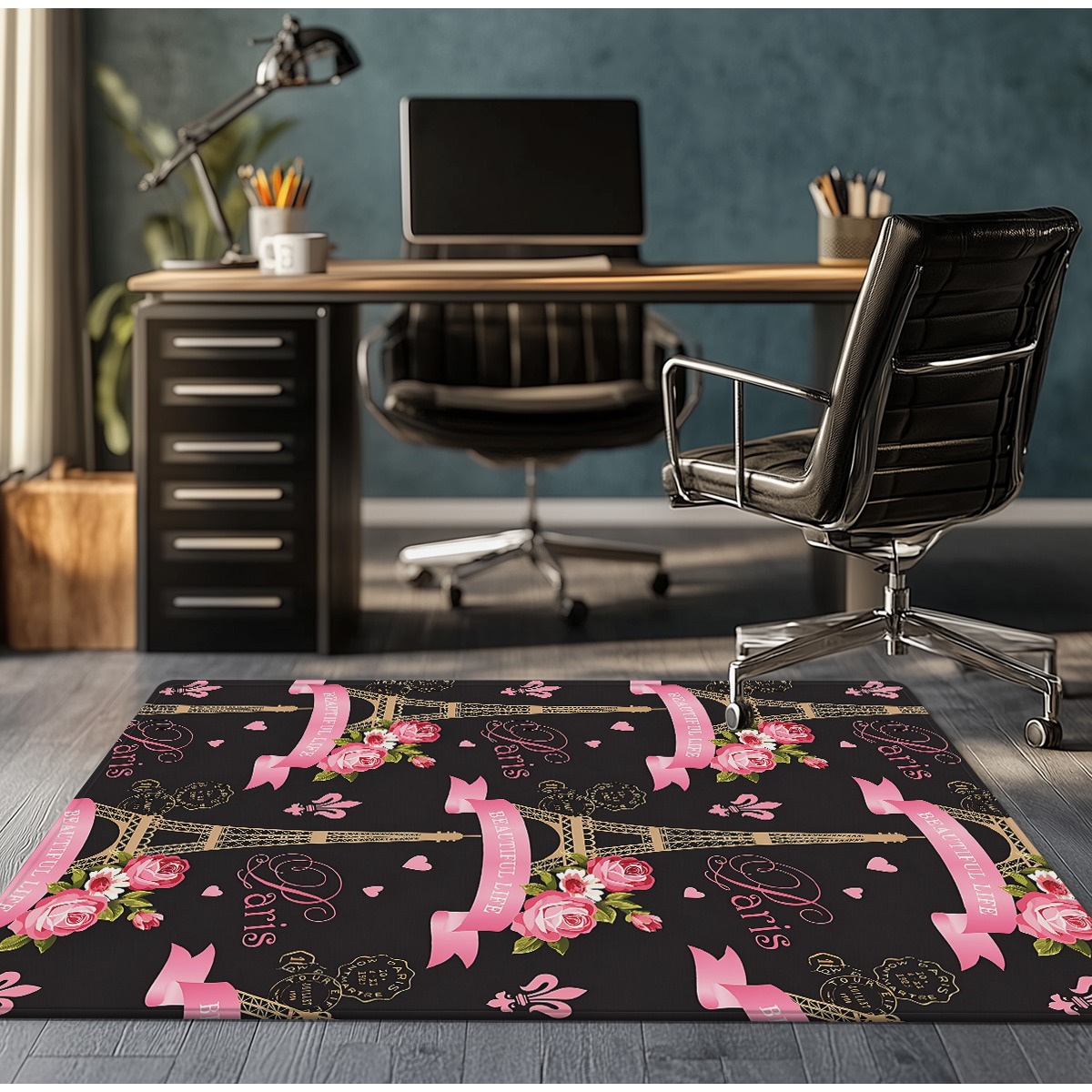 Paris Eiffel Tower Rose Pink C - Home Textiles Paris recension och pris