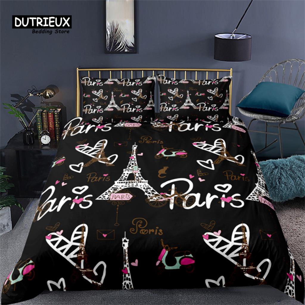 2/3PCS Soft Paris Eiffel Tower - Home Textiles Paris recension och pris