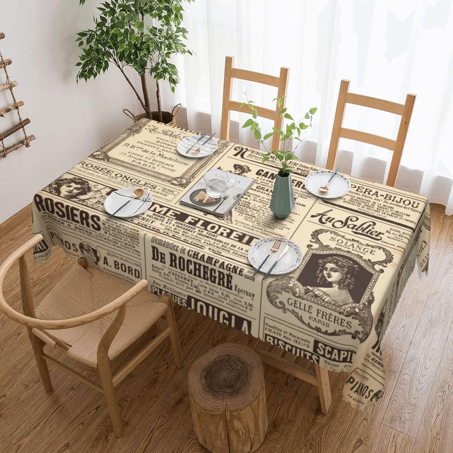 Vintage Paris France Newspaper - Home Textiles Paris recension och pris
