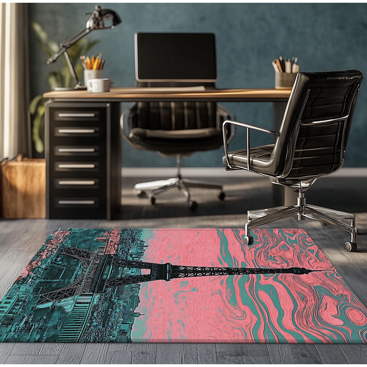 Crystal Velvet Rug Eiffel Towe - Home Textiles Paris recension och pris