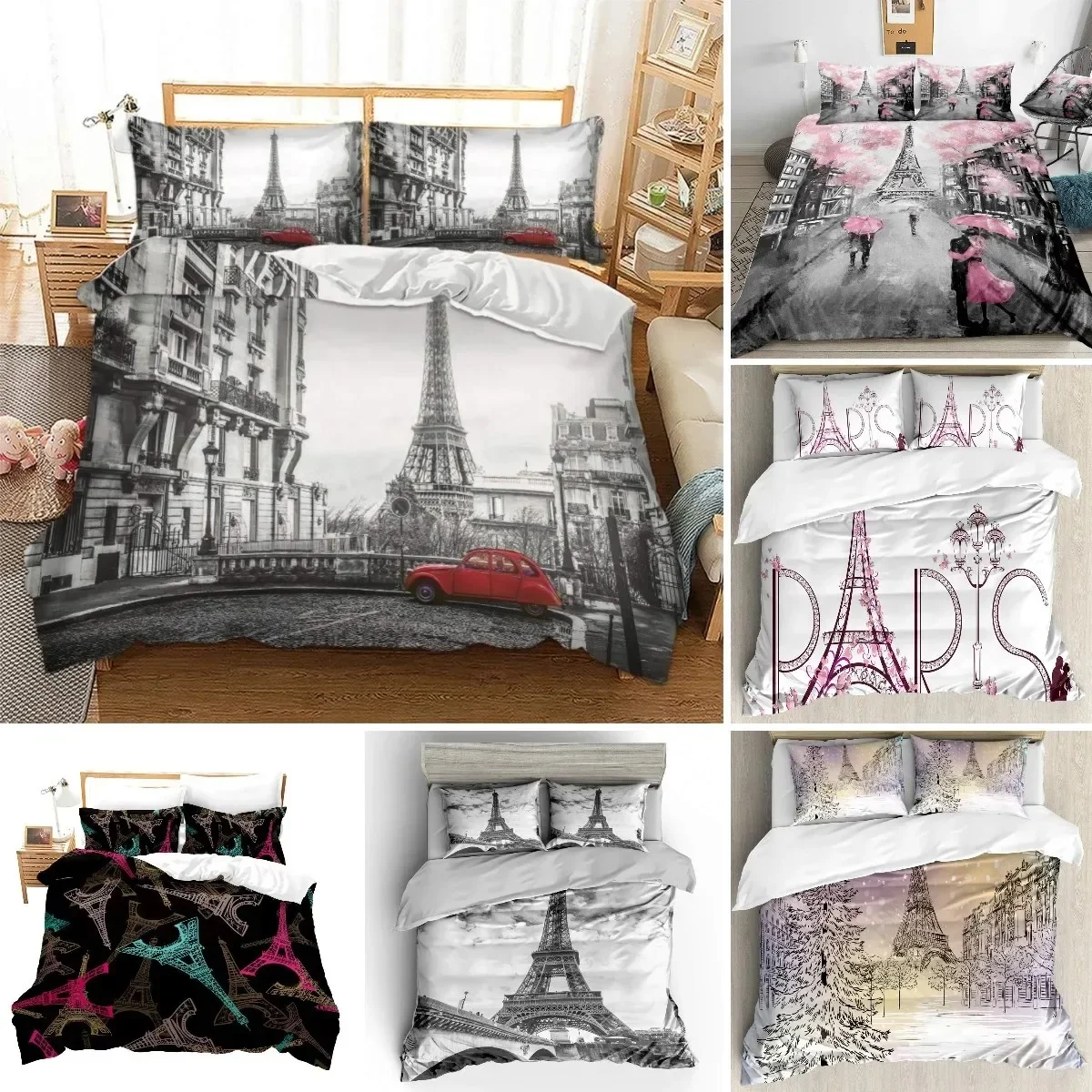 Eiffel Tower Paris Theme Comfo - Home Textiles Paris recension och pris