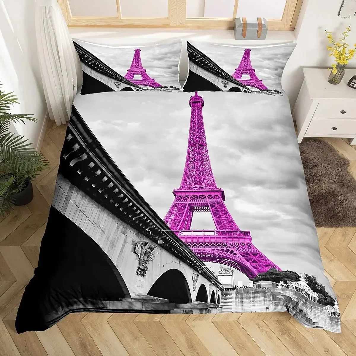Eiffel Tower Paris Theme Comfo - Home Textiles Paris recension och pris