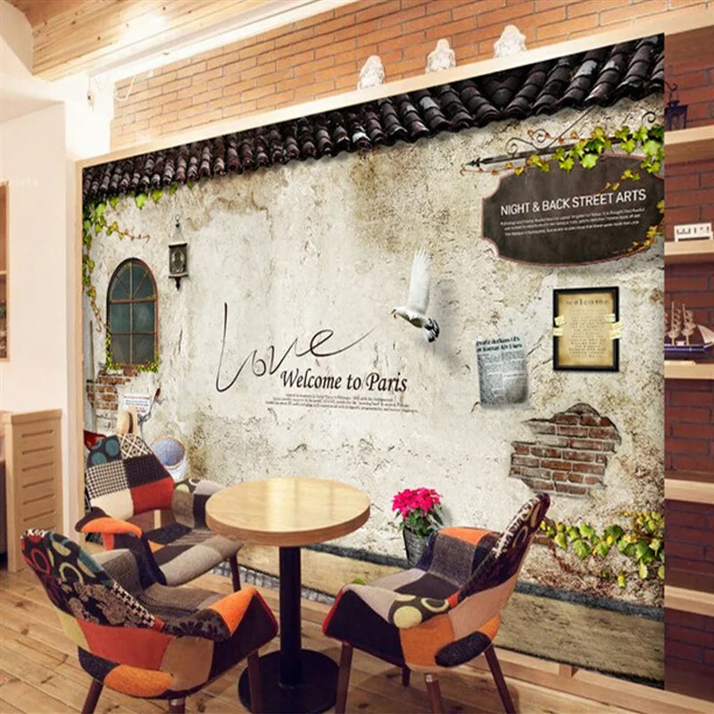 Papel De Parede 3D Custom Wall - Home Textiles Paris recension och pris
