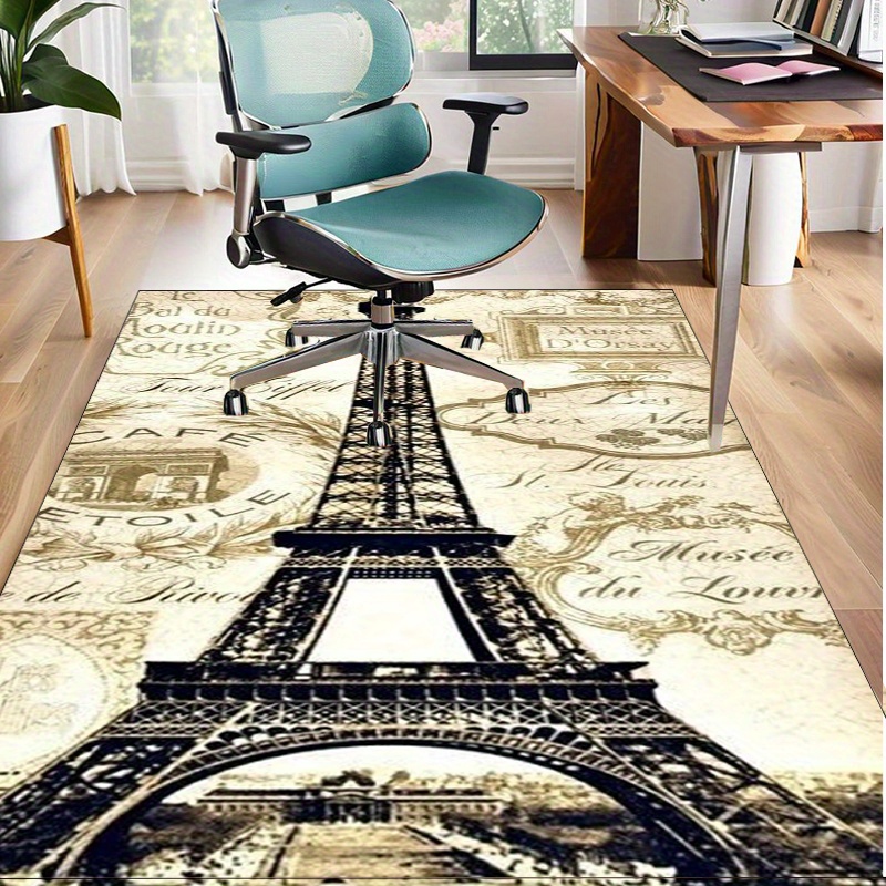 Eiffel Tower Paris Themed Rug  - Home Textiles Paris recension och pris