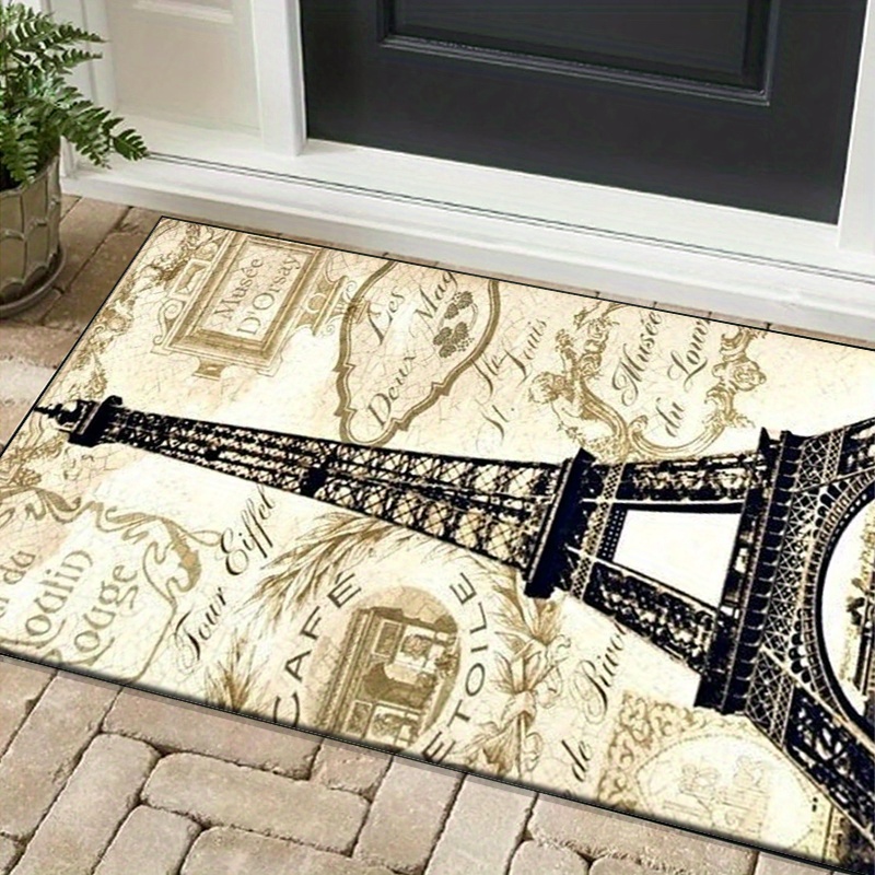 Eiffel Tower Paris Themed Rug  - Home Textiles Paris recension och pris