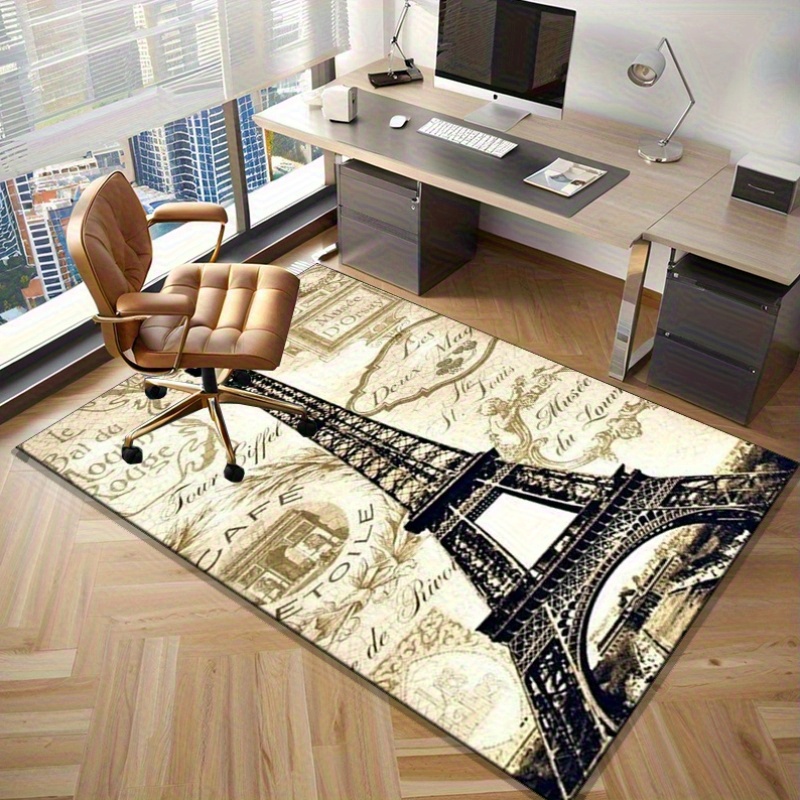Eiffel Tower Paris Themed Rug  - Home Textiles Paris recension och pris