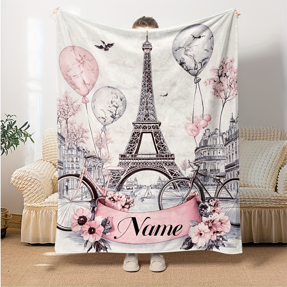 Personalized Paris Blanket Nam - Home Textiles Paris recension och pris