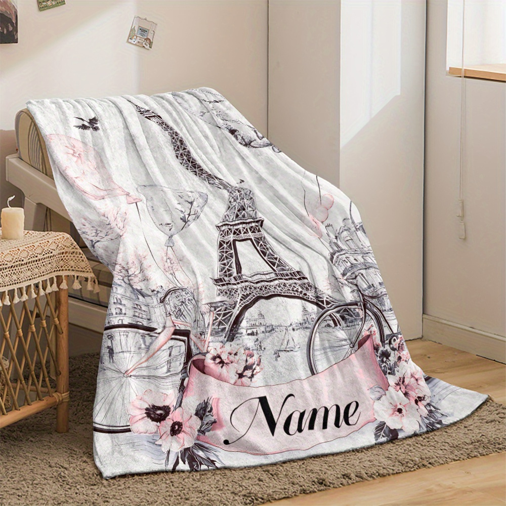 Personalized Paris Blanket Nam - Home Textiles Paris recension och pris